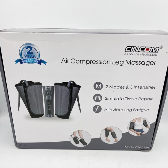 CINCOM Leg Massager for Circulation Air Compression Calf Massager with 2 Modes - Picture 7 of 8